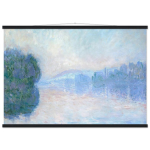 Monet The Siene near Vernon Matte Paper Poster with Hanger