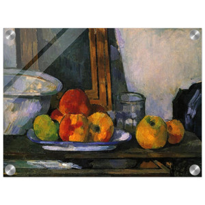 Paul Cezanne  Still life with open drawer Acrylic Print
