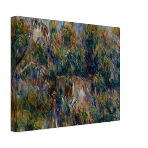 PierreAuguste Renoir  The Painter Taking a Stroll at Cagnes Canvas