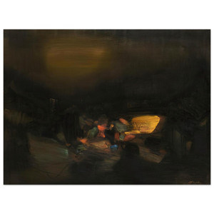 Chu teh Chun  4 AVRIL 1979 Wood Print