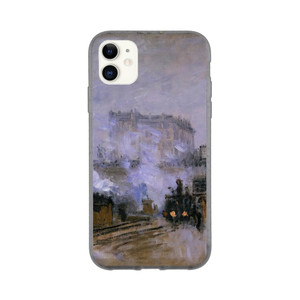 claude monet - Saint-Lazare Station Arrival of a Train Bio case