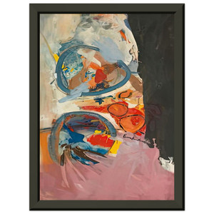 Helen Frankenthaler  Take Off 1956 Premium Metal Framed Art Print / Poster