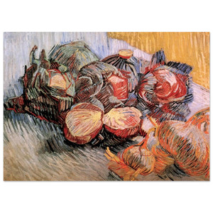 Vincent van Gogh Still Life with Red Cabbages and Onions Art Print