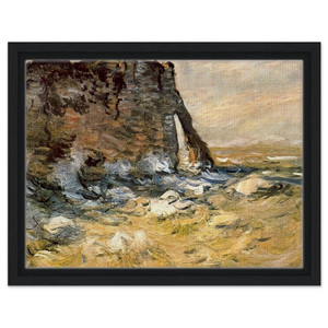 claude monet  Port dAval Framed Canvas