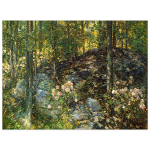 Childe Hassam  Laurel on the Ledges Aluminum Print