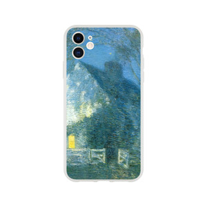 Childe Hassam - Moonlight the Old House Flexi case