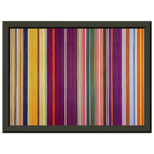 Gene Davis  Dr Peppercorn  1967 Premium Metal Framed Art Print / Poster