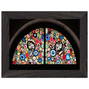 Sigmar Polke  AHATFENSTER 2009 3 Premium Wooden Framed Art Print / Poster