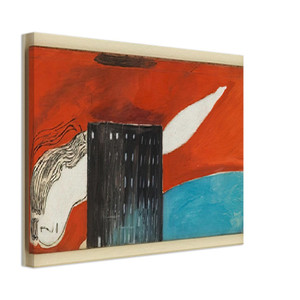 Louise Bourgeois  FALLEN WOMAN FEMME MAISON 1947 Canvas