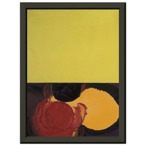 Luis Feito  UNTITLED 1965 N3 Premium Metal Framed Art Print / Poster