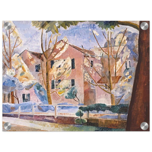 Grace Cossington Smith  House with trees  1935 Acrylic Print