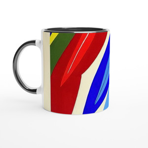 Ernst Wilhelm Nay - Farblitho 1968 - 2 NOR - 1968 Ceramic Mug with Color Inside