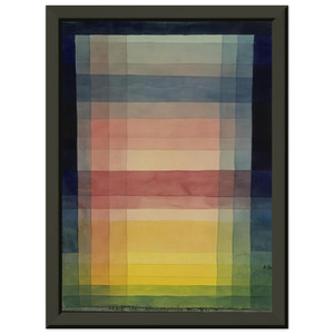 Paul Klee Plain 1923 Premium Metal Framed Art Print / Poster