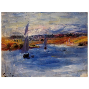 PierreAuguste Renoir  SAILBOATS N2 Wood Print