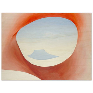 Georgia OKeeffe  Pedernal  From the Ranch I Wood Print