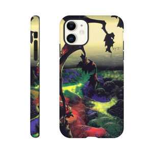 Eyvind Earle - Crimson Red and Gold Tough case