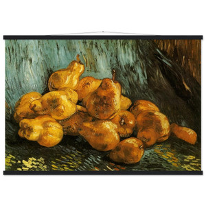 Vincent van Gogh Still Life with Pears Matte Poster with Hanger