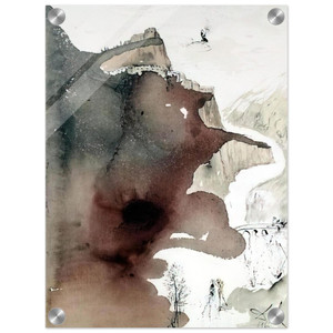 Salvador Dali  ET BAPTIZATUS EST A IOANNE IN IORDANE LUKE 3 3 Acrylic Print