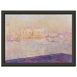 Monet: Doges Palace, San Giorgio Maggiore 4 - Premium Metal Framed Print