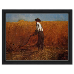Winslow Homer  THE VETERAN IN A NEW FIELD Framed Canvas