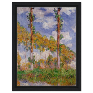 claude monet  Three Trees in Summer Framed Canvas