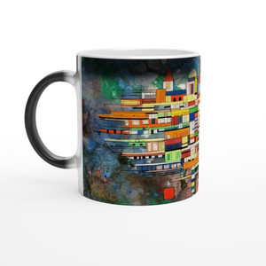 Rene Portocarrero - CITY 1954 Magic Ceramic Mug