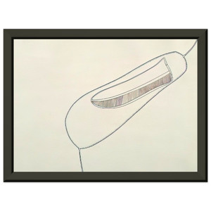 Eva Hesse  UNTITLED 1965 1 Premium Metal Framed Art Print / Poster