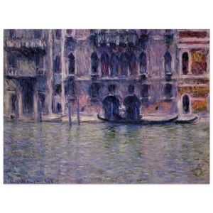 claude monet  Palazzo da Mulla Wood Print