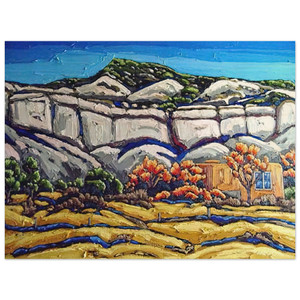 Georgia OKeeffe  Ghost Ranch Painting Wood Print