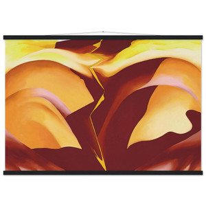 Georgia OKeeffe  Black Place IV Museum-Quality Matte Paper Poster with Hanger