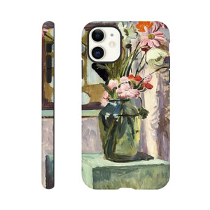 Vanessa Bell FLOWERS GLASS VASE WITH ABSTRACT NEEDLEWORK DESIGN Tough case