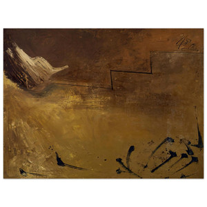 Hassel Smith  Sebastopol Autumn  1961 Wood Print