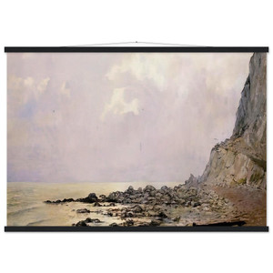 Theo van Rysselberghe Cliffs of Douvres 1881 Matte Paper Poster with Hanger