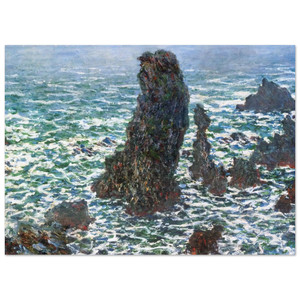 Claude Monet The Pyramids of Port Coton BelleIleenMer Art Print