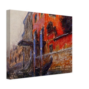 claude monet  The Red House Canvas