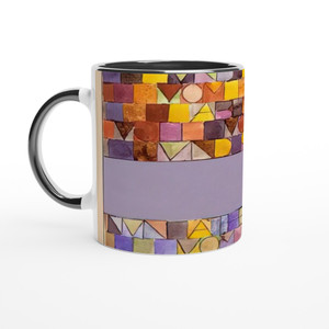 Paul Klee Gray Night 1918 Ceramic Mug Color Inside