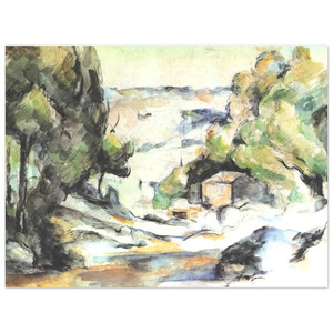 Paul Cezanne  Landscape in the Provence Aluminum Print
