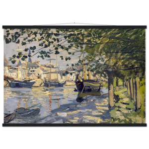 claude monet  Seine at Rouen Museum-Quality Matte Paper Poster with Hanger