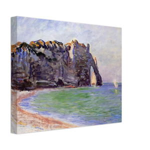 claude monet  The Manneport Etretat the Porte dAval Canvas