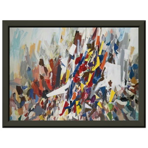 Robert Goodnough  9th Street  1978 Premium Metal Framed Art Print / Poster