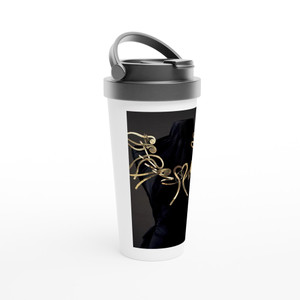 Alexander Calder - HARPS AND HEART 1937 Travel Mug