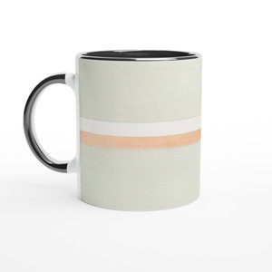 Agnes Martin - Gratitude Ceramic Mug with Color Inside