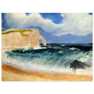 Henri Matisse  GALE AT ETRETAT 1920 Wood Print
