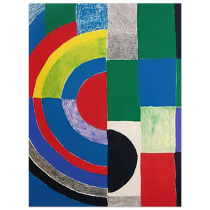 Sonia Delaunay  COLOR RHYTHMS Aluminum Print