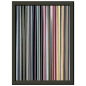 Gene Davis Alice Tully Hall Sampler 1961 Metal Framed Art Print