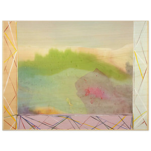 Ronnie Landfield  A Vision  1988 Wood Print