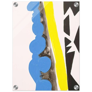 Ernst Wilhelm Nay  Siebdruck 1967 NOR  1967 Acrylic Print