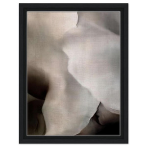 Georgia OKeeffe  Dark Iris 3 Framed Canvas