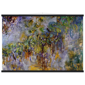claude monet  Wisteria right half Museum-Quality Matte Paper Poster with Hanger
