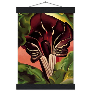 Georgia OKeeffe JackinthePulpit II Matte Paper Poster with Hanger